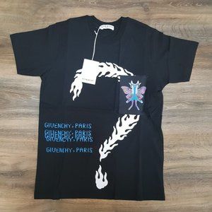 Givenchy Men Printed Black Tee